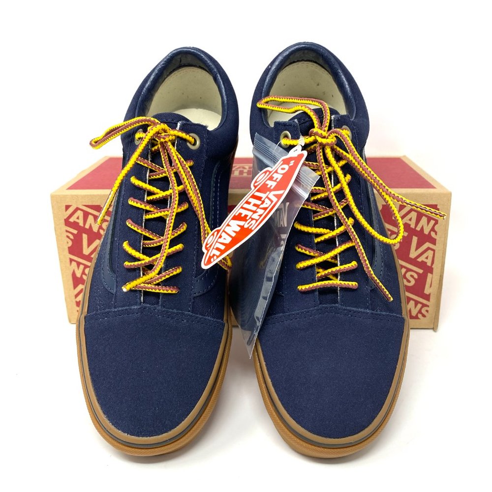 💖MEGA SALE💖Vans Old School Blue Low Brown Skate Women's Canvas VN0A38G1UNF - Picture 3 of 11
